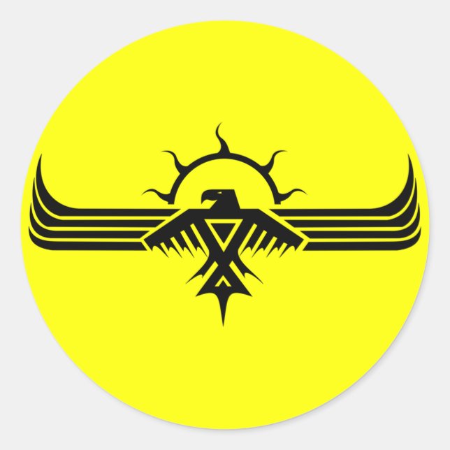Pegatina Anishinabek Thunderbird V3 (Anverso)