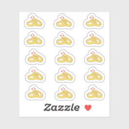 Pegatina Aniversario Fecha Recordatorio Boda Anillos Planne