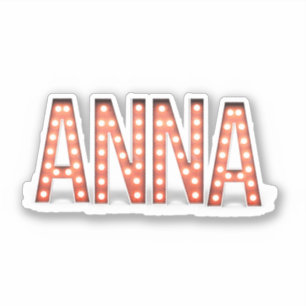 Pegatina Anna Marquee Lights
