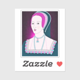 Pegatina Anne Boleyn Custom-Cut Vinyl Sticker