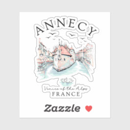 Pegatina Annecy France – Venice of the Alps