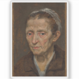 Pegatina Annibale Carracci - Jefa de una Mujer