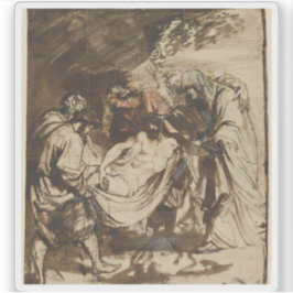 Pegatina Anthony van Dyck - The Entombment