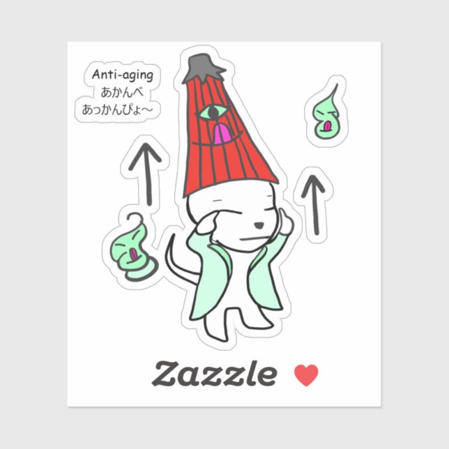 Pegatina Anti-aging Khabully アンチエイジングかぶりー (Hoja)