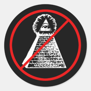 Pegatina Anti Illuminati