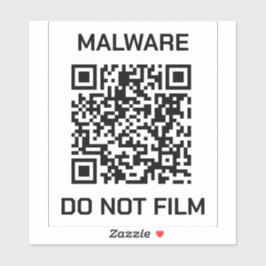 Pegatina Anti-Surveillance Shield - Aviso de malwa