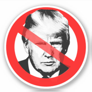 Pegatina Anti Trump