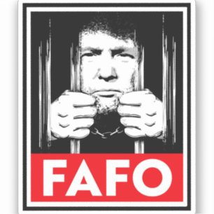 Pegatina Anti-Trump FAFO