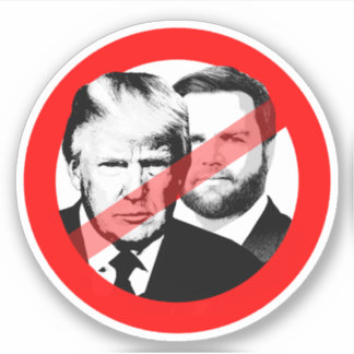 Pegatina Anti Trump Vance