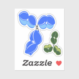 Pegatina Antibody IgG 1 or 4, blue and green