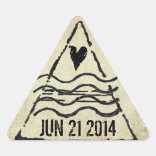 Pegatina anticuado del sello del pasaporte