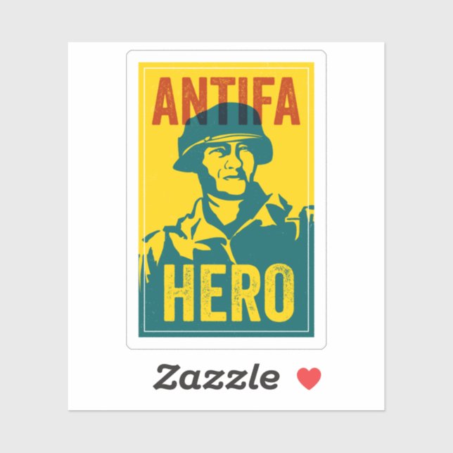 Pegatina ANTIFA HEROES SERIES: Saving Private Ryan  (Hoja)