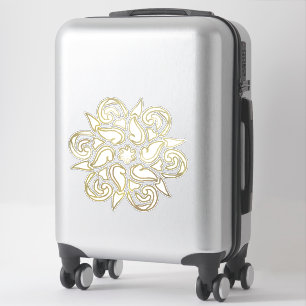 Pegatina Antiguo misterio mandala oro