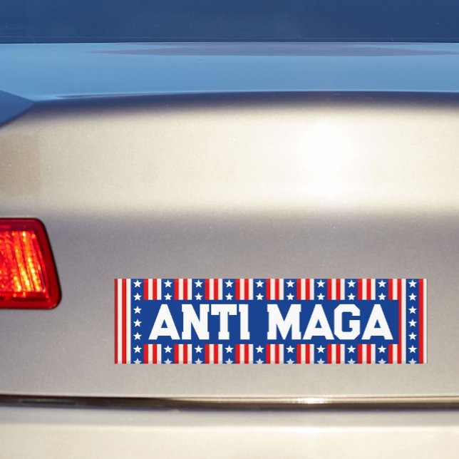 Pegatina antiparachoques MAGA (Anti MAGA Bumper Stickers)
