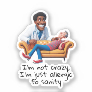 Pegatina ANTISTRESS psychiatrist THERAPIST medical therapy