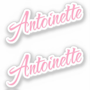 Pegatina Antoinette name x2 vinilo