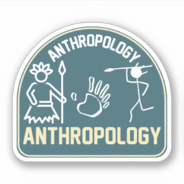 Pegatina Antropología social, estudiante de antropología