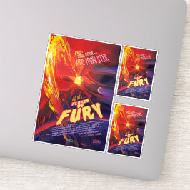 Pegatina Anuncio De Película De Horror De Sci-Fi, Brotes De