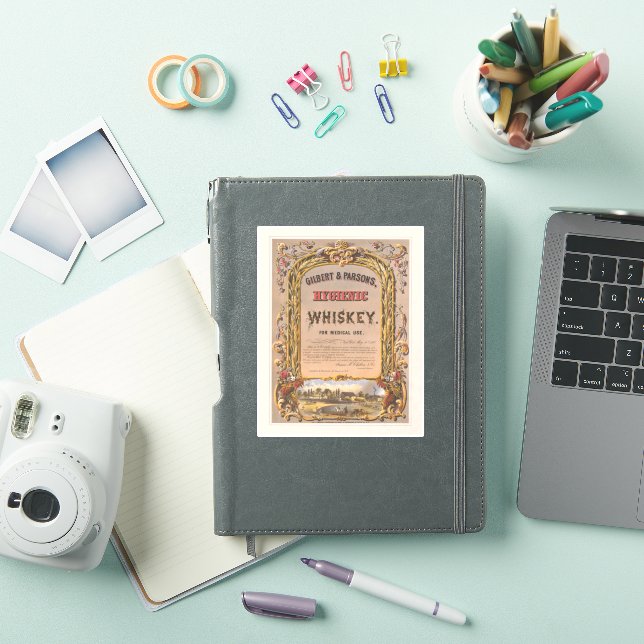 Pegatina Anuncio Vintage Para Gilbert & Parsons Hygienic Wh (Funda para iPad)