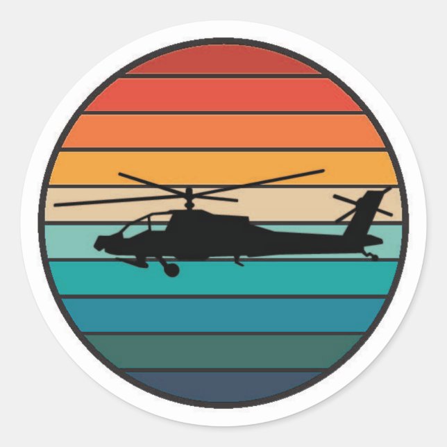 Pegatina Apache (Anverso)