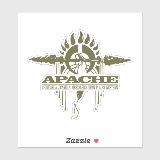 Pegatina Apache 2o (Hoja)