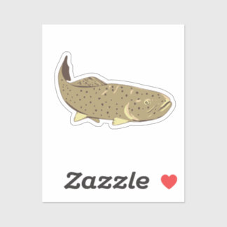 Pegatina Apache Trout Front View WPA Art