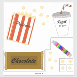 Pegatina Aperitivos de cine