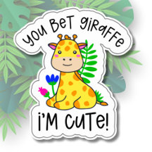 Apostas a Giraffe que soy Cute impermeable