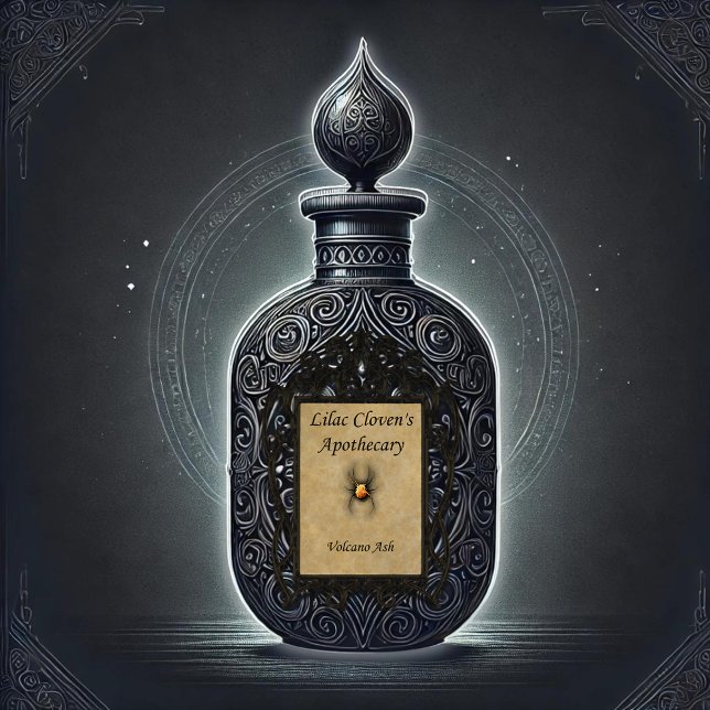 Pegatina Apothecary de Lilac Cloven: Ceniza del volcán (Subido por el creador)