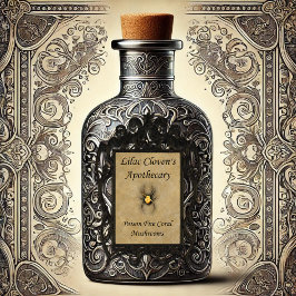 Pegatina Apothecary de Lilac Cloven: Coral de Fuego venenos