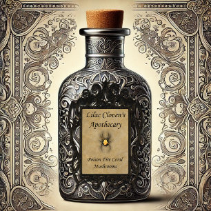 Pegatina Apothecary de Lilac Cloven: Coral de Fuego venenos