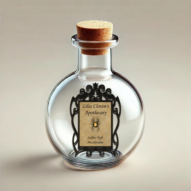 Pegatina Apothecary de Lilac Cloven: hongos de azufre tuft (Subido por el creador)