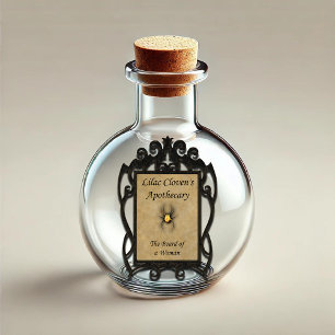 Pegatina Apothecary de Lilac Cloven: La barba de una mujer