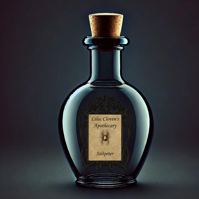 Pegatina Apothecary de Lilac Cloven: Saltpeter (Subido por el creador)