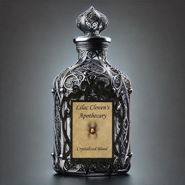Pegatina Apothecary de Lilac Cloven: Sangre cristalizada (Subido por el creador)