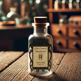 Pegatina Apothecary de Lilac Cloven: Sangre humana 100% O+