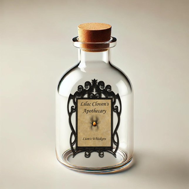 Pegatina Apothecary de Lilac Cloven: Whiskers de León (Subido por el creador)