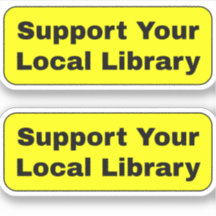 Apoya tu biblioteca local - Amarillo