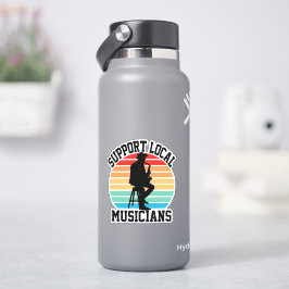 Pegatina Apoyar a los músicos locales para que les guste la
