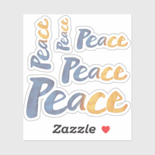 Pegatina Apoyar a Ucrania - PAZ Palabra de libertad contra 