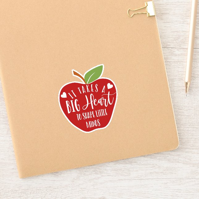 Pegatina Apple para profesor (Cuaderno)