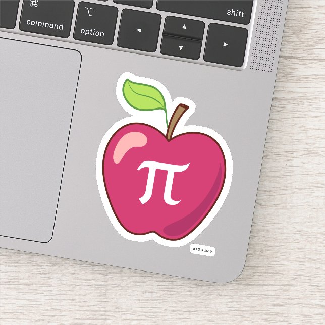 Pegatina Apple Pi (Detalle)