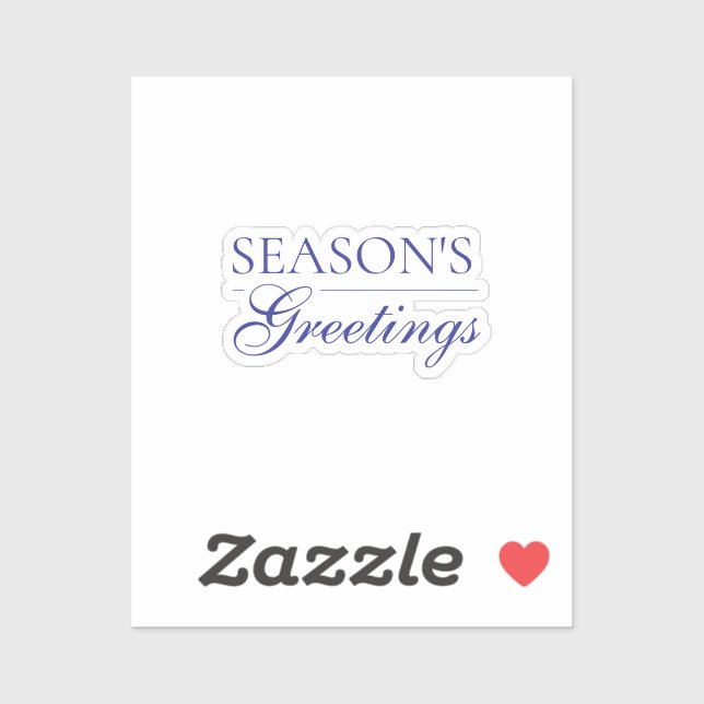 Pegatina  appy New Year Merry Christmas Holiday (Hoja)