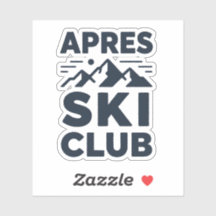 Apres Ski Club Mountain Logo - Ropa de invierno pe