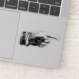 Pegatina Apuntar mano