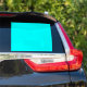 Pegatina Aqua (color sólido) (Car Back)