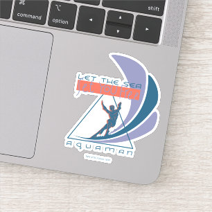 Pegatina Aquaman  Que el mar te libre