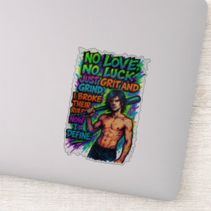 Pegatina Aquellos que superan los obstáculos en la vida