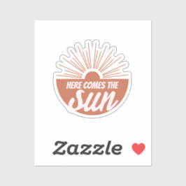 Pegatina Aquí viene el sol