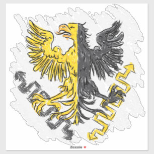 Pegatina Aquila et Fulmen